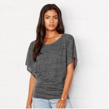 T-Shirt Flowy Draped Sleeve